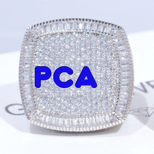 CUSTOM LETTER 3D ICED RING