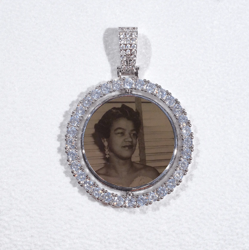 3D Spinning 2-Faced Custom Picture Pendant