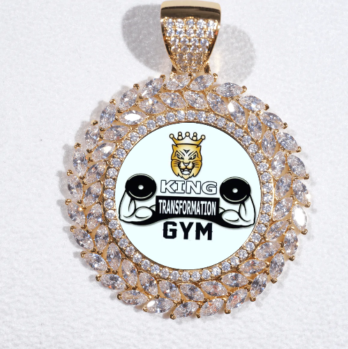 Large 3D Wheat Ear Custom Picture Pendant