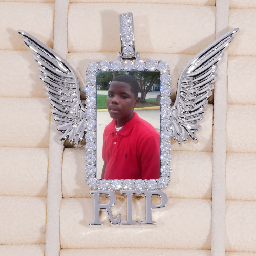 RIP WING 3D CUSTOM PICTURE PENDANT