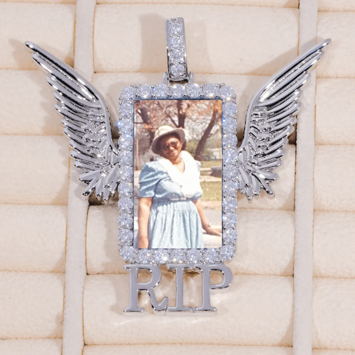 RIP WING 3D CUSTOM PICTURE PENDANT