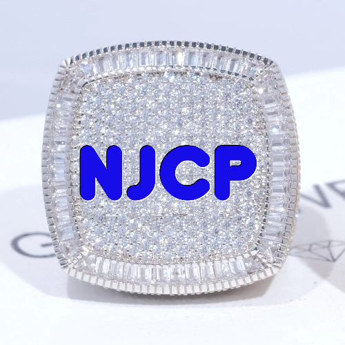 CUSTOM LETTER 3D ICED RING