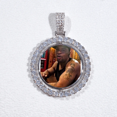 3D Spinning 2-Faced Custom Picture Pendant