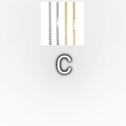 Custom Letters Freibeuter Font Necklace