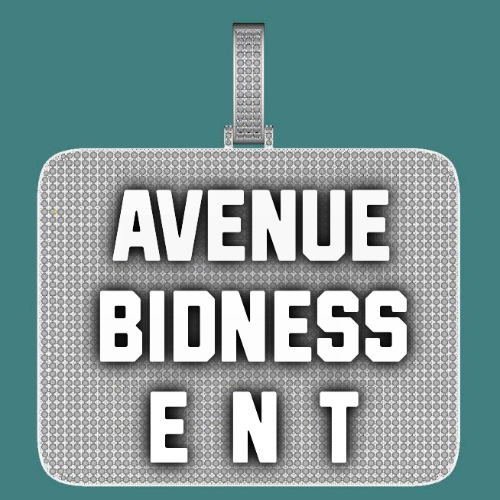 CUSTOM LETTER NECKLACE 3D BIG SQUARE