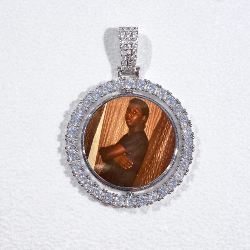 3D Spinning 2-Faced Custom Picture Pendant