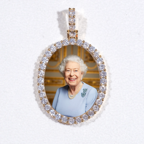 3D Oval Custom Picture Pendant