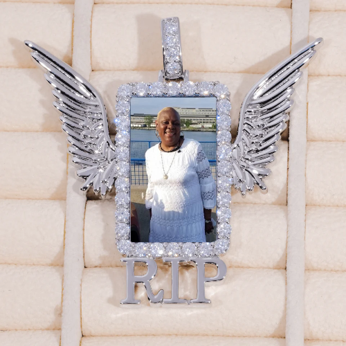 RIP WING 3D CUSTOM PICTURE PENDANT