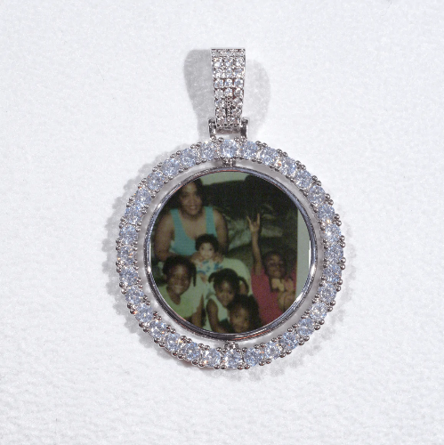 3D Spinning 2-Faced Custom Picture Pendant