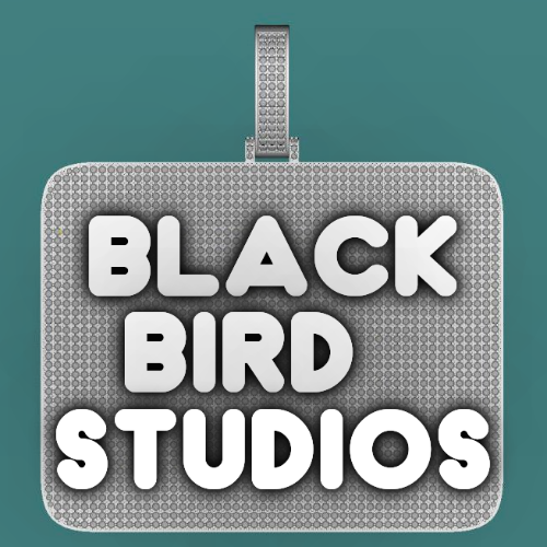 CUSTOM LETTER NECKLACE 3D BIG SQUARE