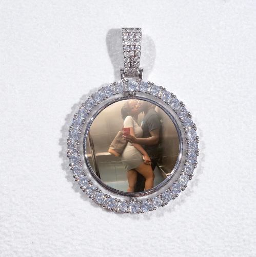 3D Spinning 2-Faced Custom Picture Pendant