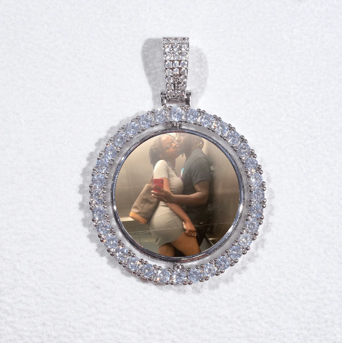 3D Spinning 2-Faced Custom Picture Pendant