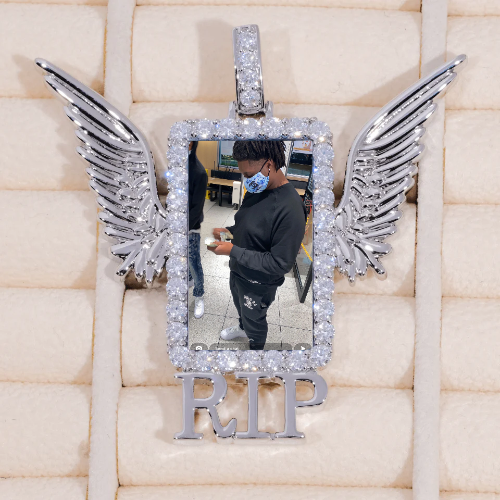RIP WING 3D CUSTOM PICTURE PENDANT