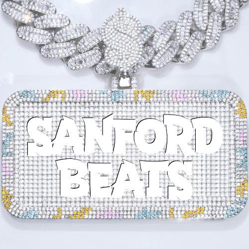 CUSTOM LETTER NECKLACE 3D COLORFUL SQUARE