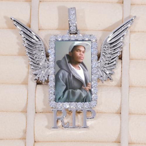 RIP WING 3D CUSTOM PICTURE PENDANT