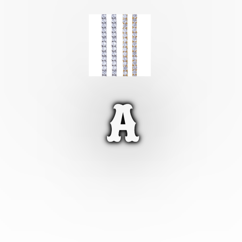 Custom Letters Freibeuter Font Necklace