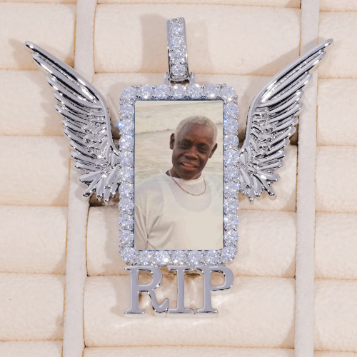RIP WING 3D CUSTOM PICTURE PENDANT