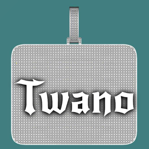 CUSTOM LETTER NECKLACE 3D BIG SQUARE