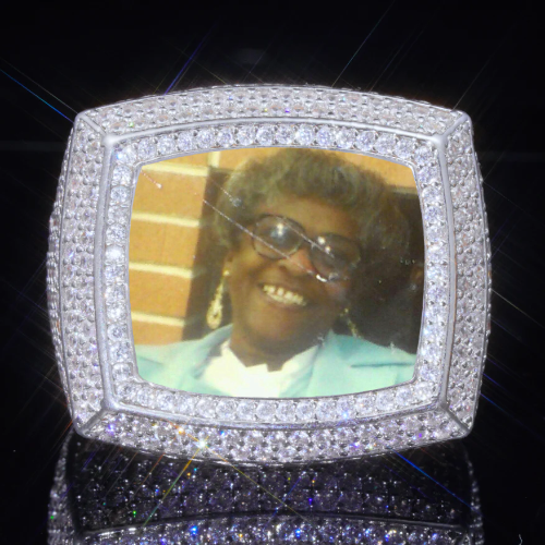 3D CUSTOM PICTURE ICED RING