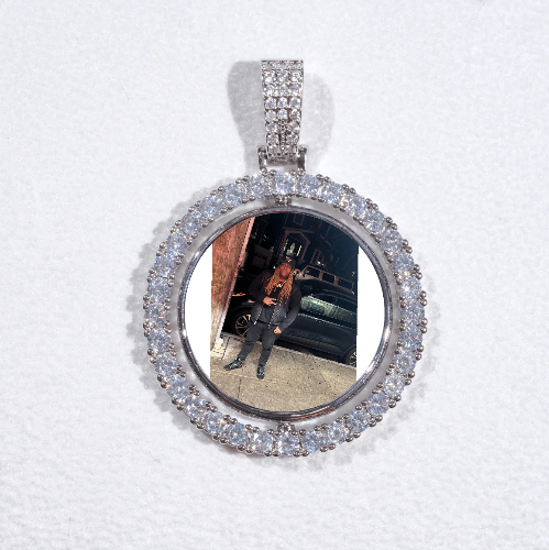 3D Spinning 2-Faced Custom Picture Pendant