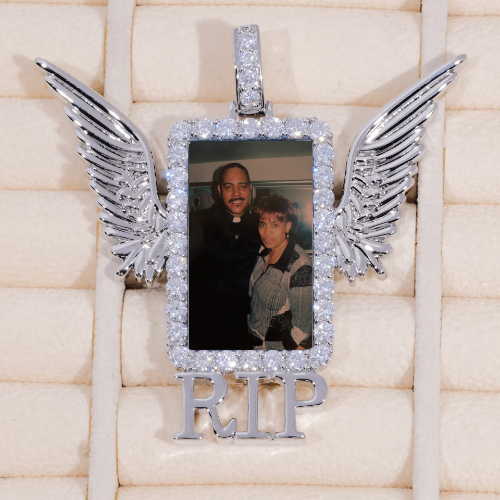 RIP WING 3D CUSTOM PICTURE PENDANT