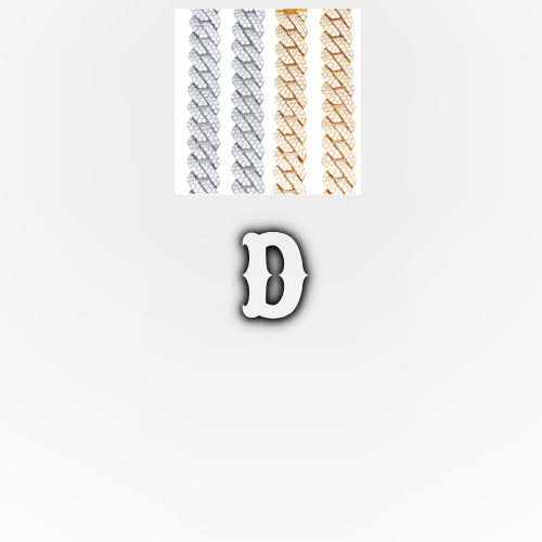 Custom Letters Freibeuter Font Necklace