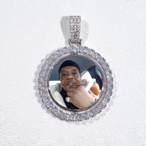 3D Spinning 2-Faced Custom Picture Pendant