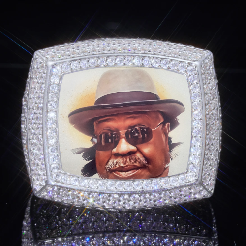 3D CUSTOM PICTURE ICED RING
