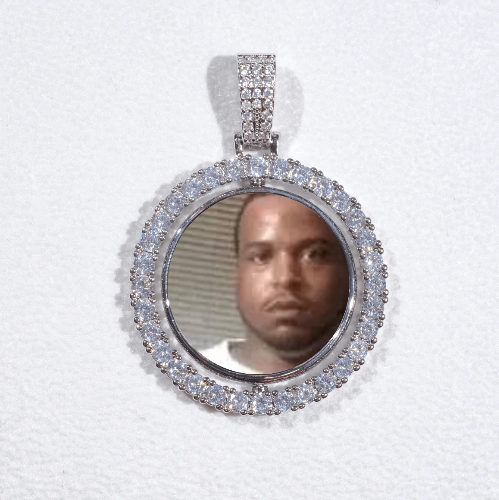 3D Spinning 2-Faced Custom Picture Pendant