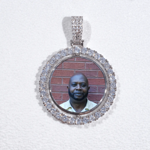 3D Spinning 2-Faced Custom Picture Pendant