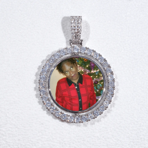 3D Spinning 2-Faced Custom Picture Pendant