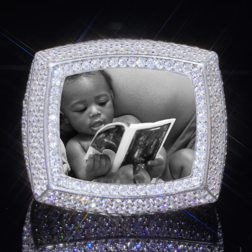3D CUSTOM PICTURE ICED RING