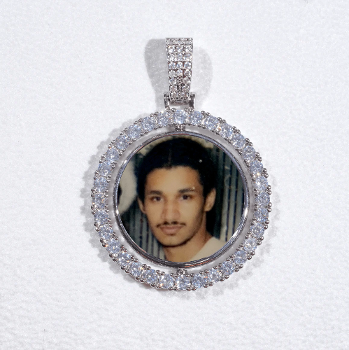 3D Spinning 2-Faced Custom Picture Pendant