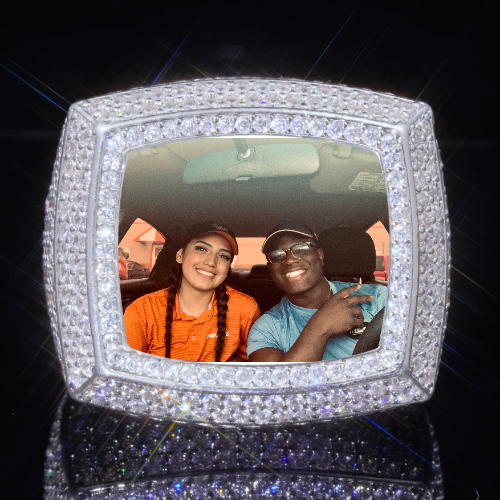 3D CUSTOM PICTURE ICED RING