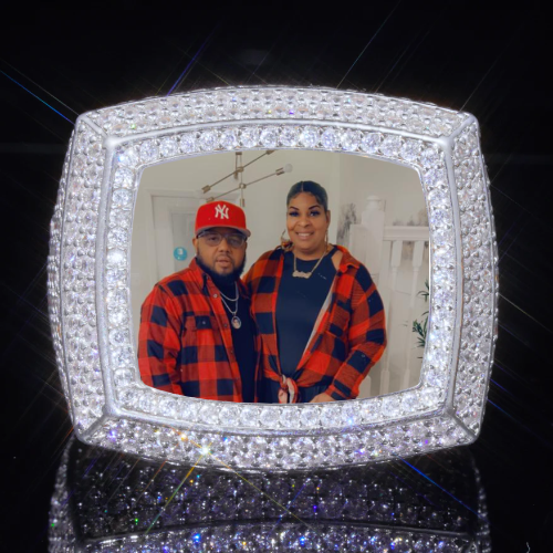 3D CUSTOM PICTURE ICED RING