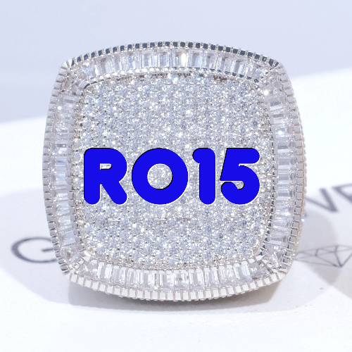 CUSTOM LETTER 3D ICED RING