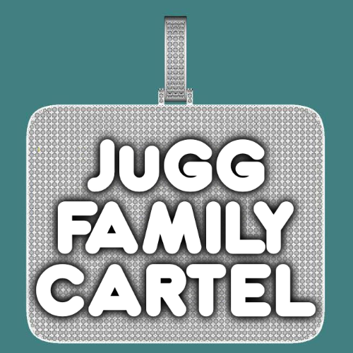 CUSTOM LETTER NECKLACE 3D BIG SQUARE
