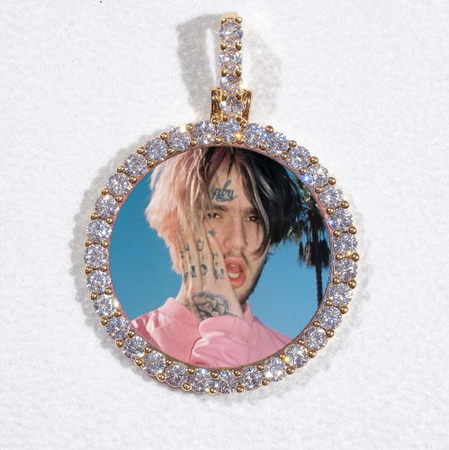 3D CIRCLE CUSTOM PICTURE PENDANT SMALL SIZE