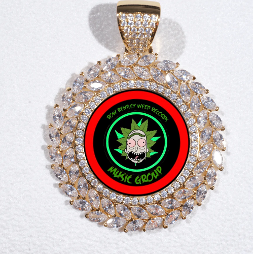 Large 3D Wheat Ear Custom Picture Pendant