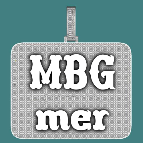 CUSTOM LETTER NECKLACE 3D BIG SQUARE
