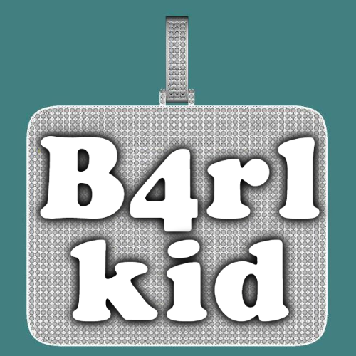 CUSTOM LETTER NECKLACE 3D BIG SQUARE
