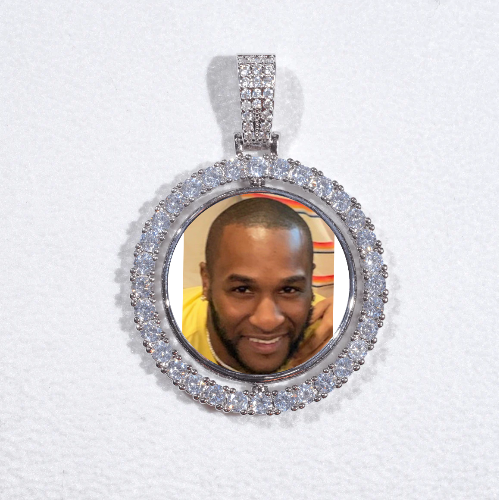 3D Spinning 2-Faced Custom Picture Pendant