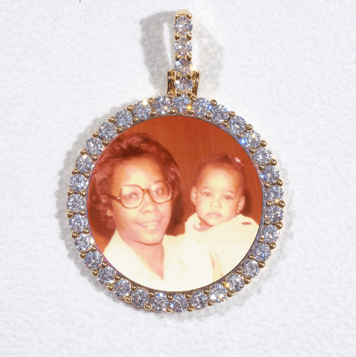 3D CIRCLE CUSTOM PICTURE PENDANT SMALL SIZE
