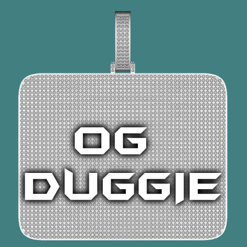 CUSTOM LETTER NECKLACE 3D BIG SQUARE