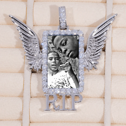 RIP WING 3D CUSTOM PICTURE PENDANT