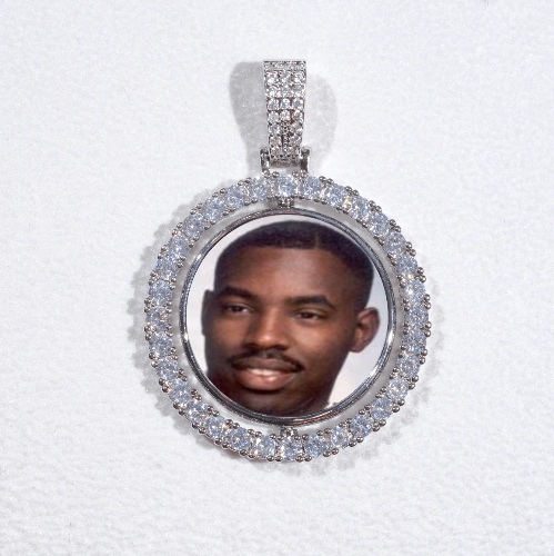 3D Spinning 2-Faced Custom Picture Pendant