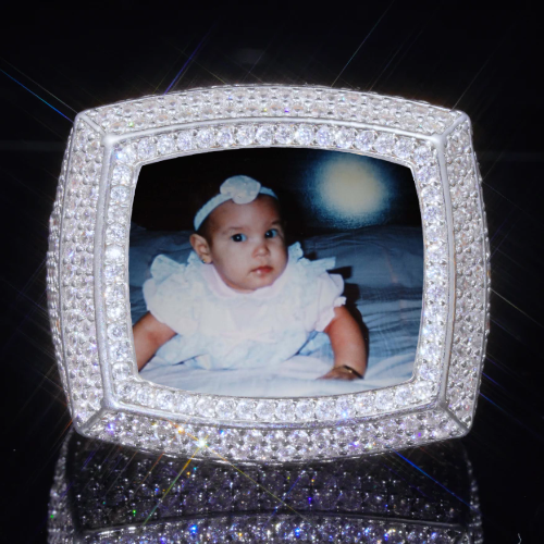 3D CUSTOM PICTURE ICED RING