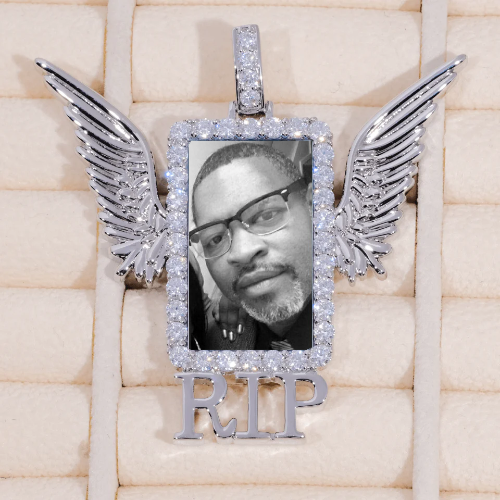 RIP WING 3D CUSTOM PICTURE PENDANT