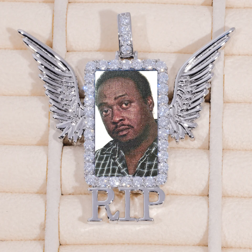 RIP WING 3D CUSTOM PICTURE PENDANT