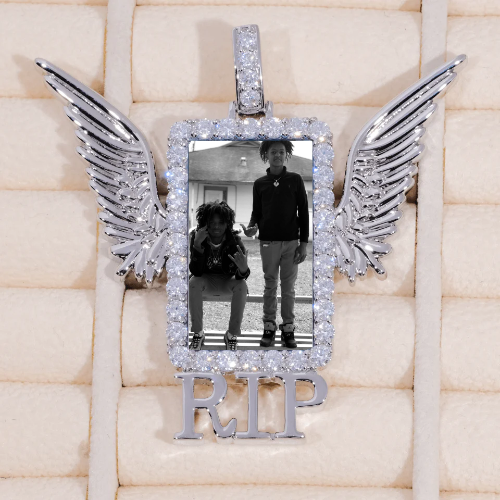 RIP WING 3D CUSTOM PICTURE PENDANT